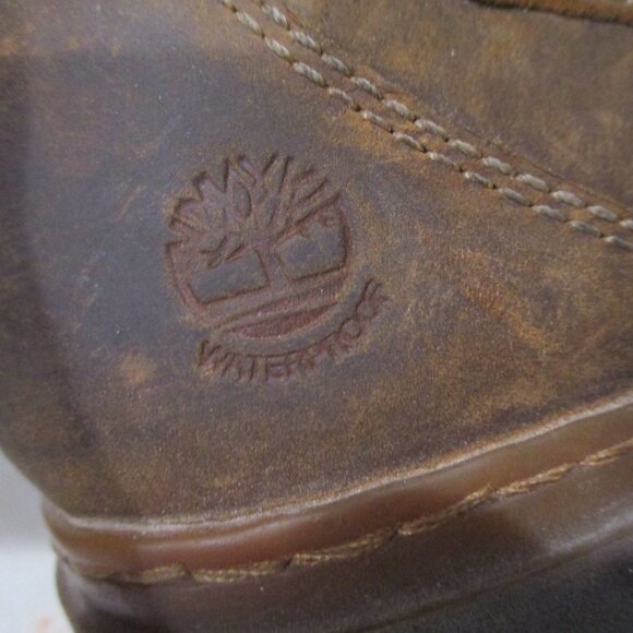 Timberland oiled leather lace up ankle boots 7.5 m ladies - Picture 5 of 6